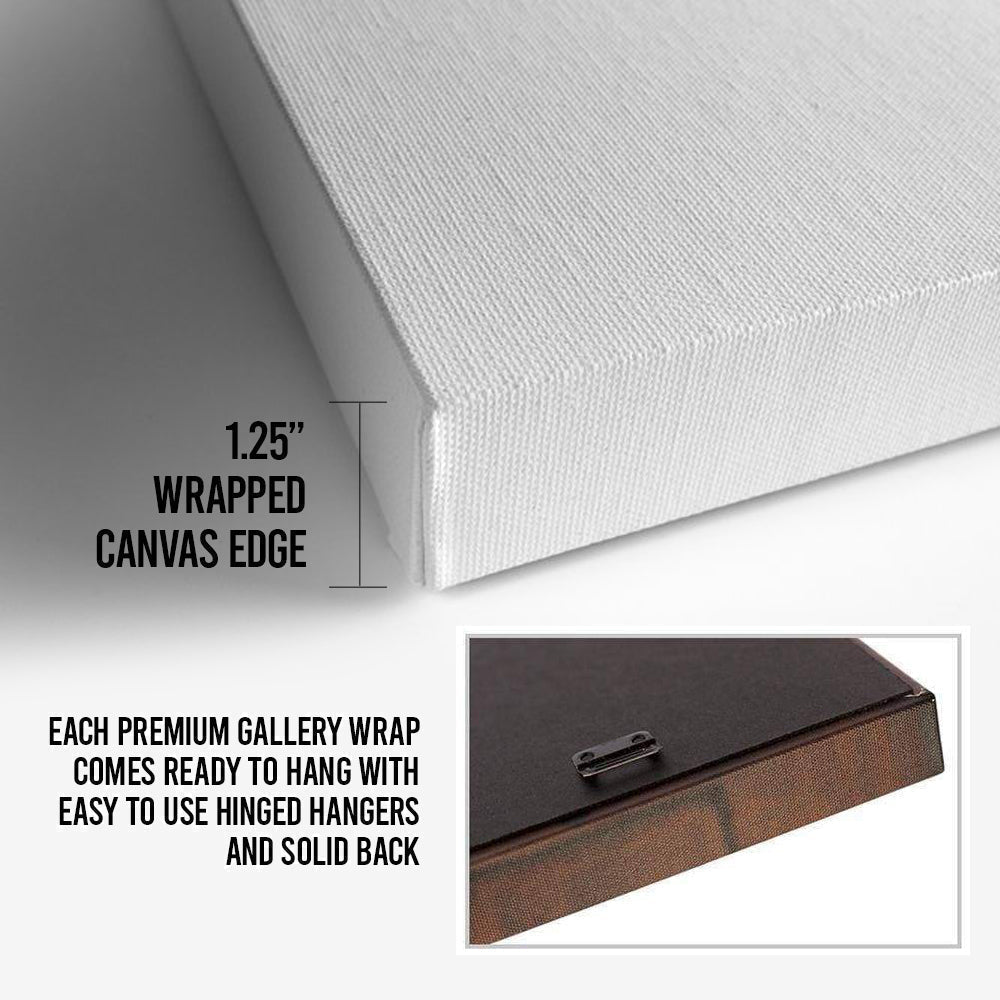 Lurking Tiger In The Dark Canvas Wall Art