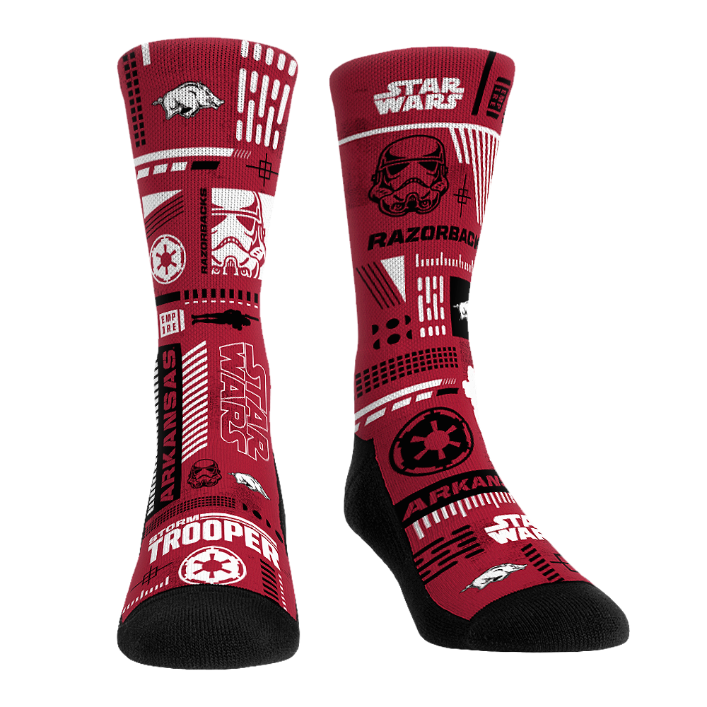 Arkansas Razorbacks - Star Wars - Stormtrooper Pattern