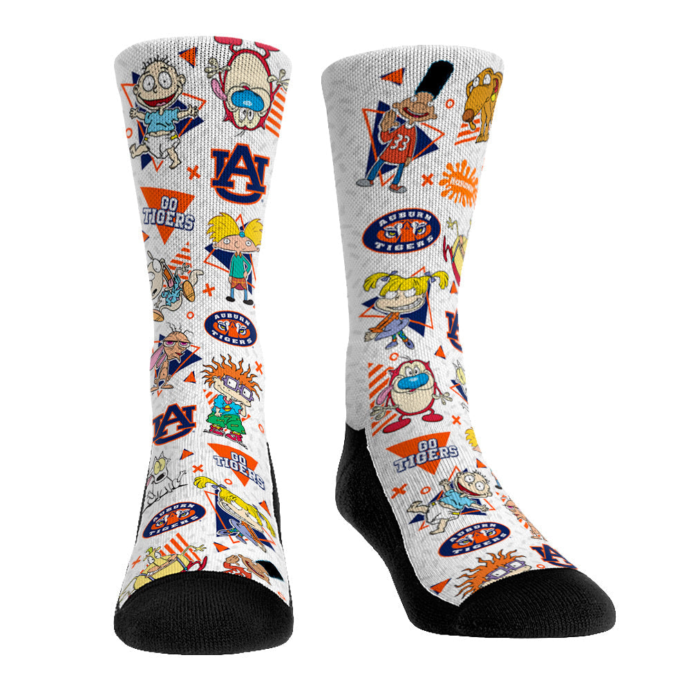 Auburn Tigers - 90's Nickelodeon Characters All-Over