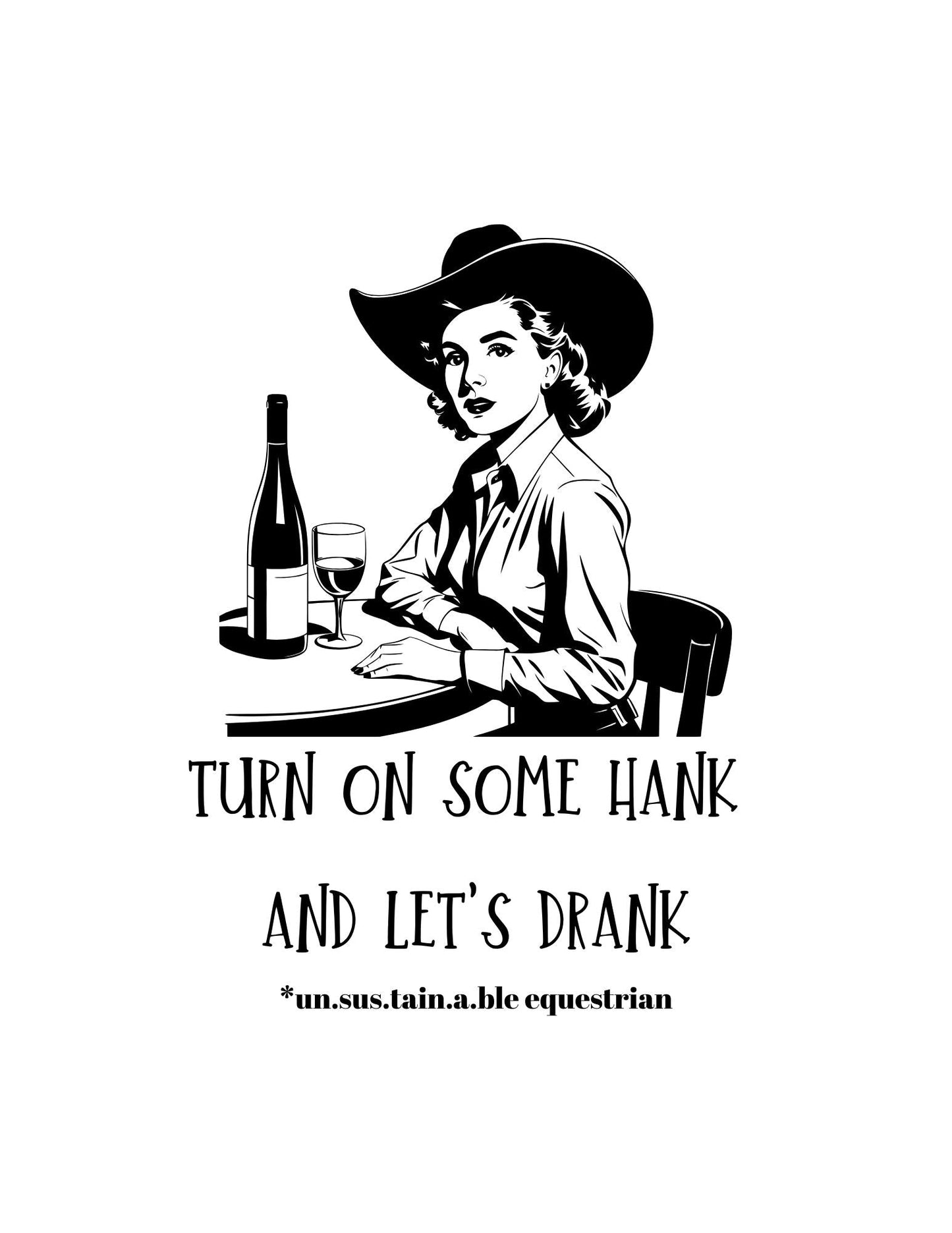 Die Cut Vinyl Stickers - 3x3 - Hank/Drank