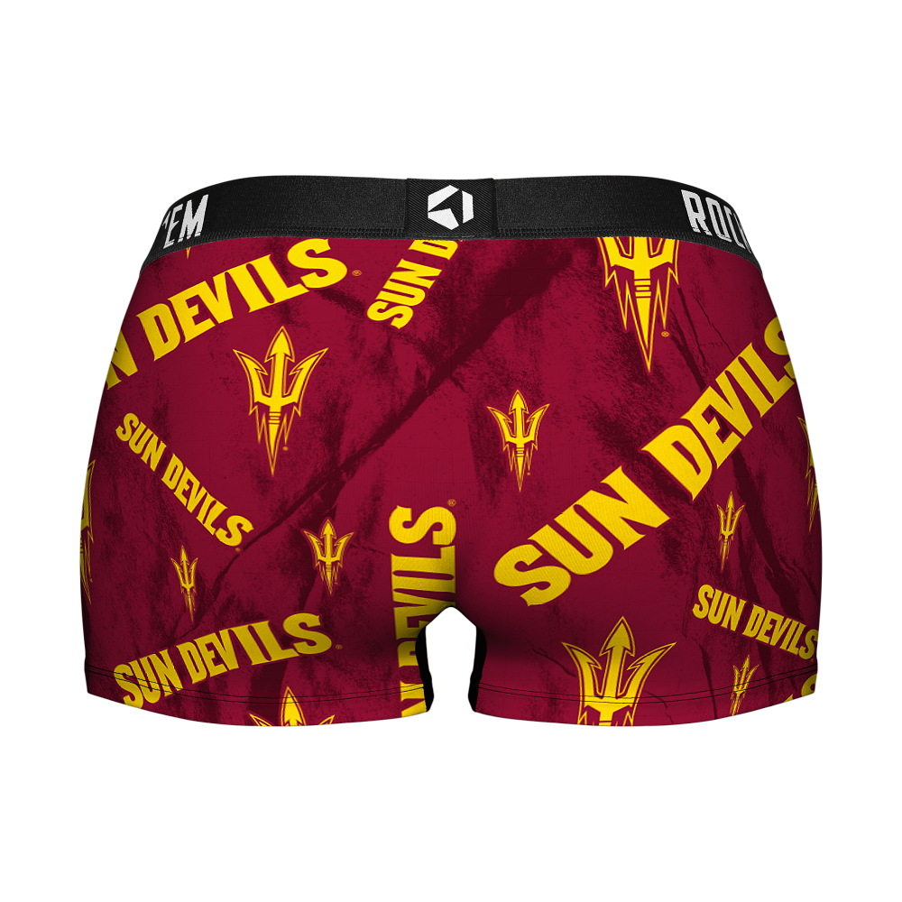 Women's Boy Shorts - Arizona State Sun Devils - Logo All-Over