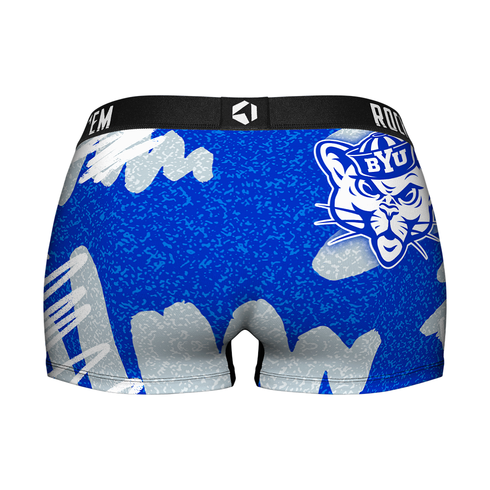 Women's Boy Shorts - BYU Cougars - Team Blast