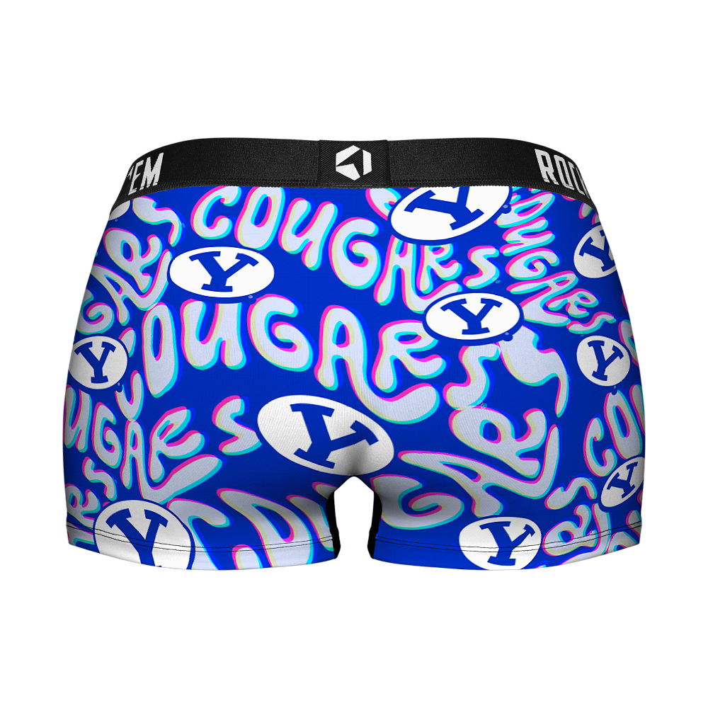 Women's Boy Shorts - BYU Cougars - Twisted Wordmark