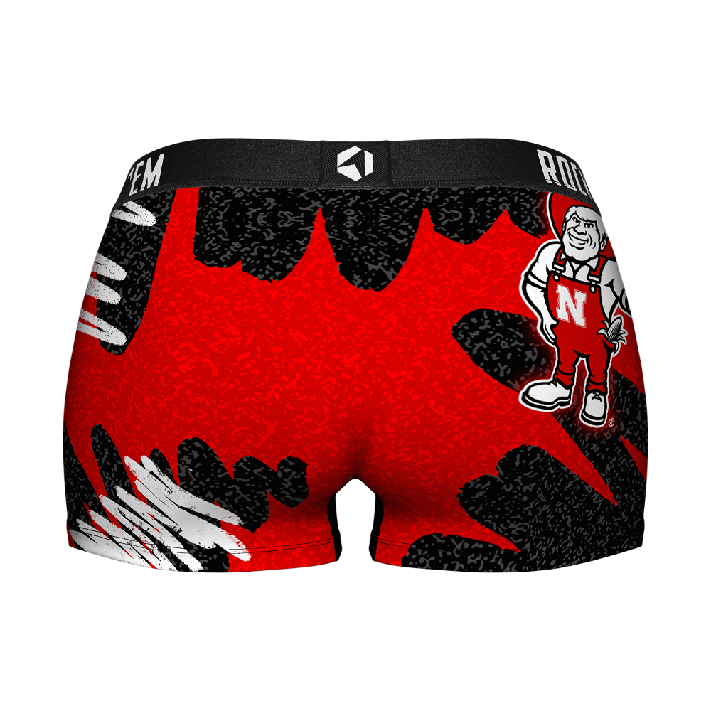 Women's Boy Shorts - Nebraska Huskers - Team Blast