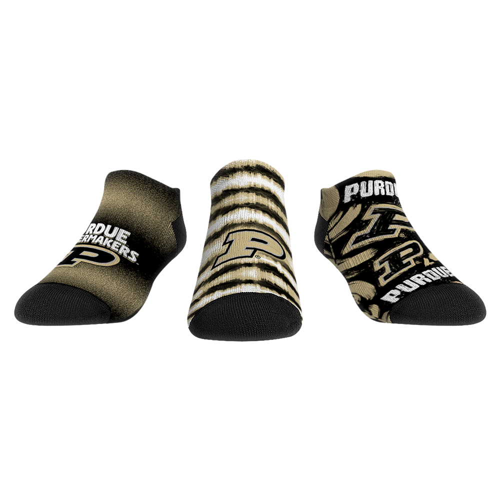 Purdue Boilermakers - Low Cut - Make Some Noise (3-Pack)