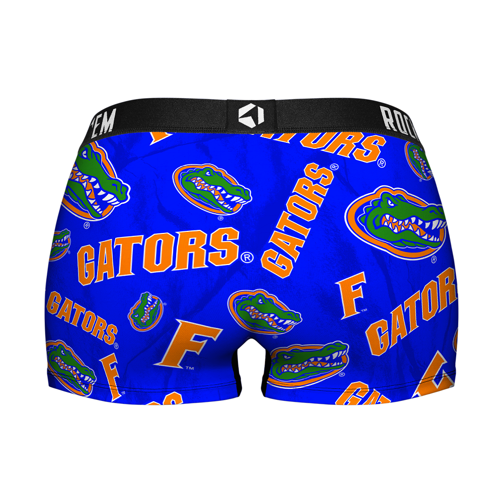 Women's Boy Shorts - Florida Gators - Logo All-Over
