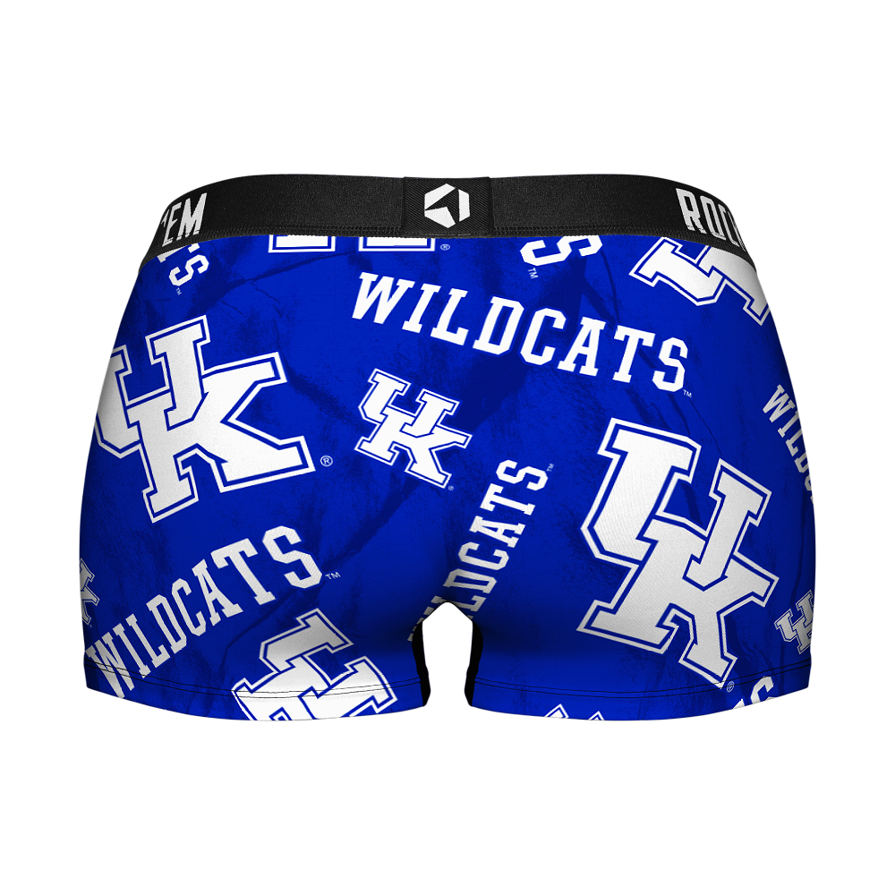 Women's Boy Shorts - Kentucky Wildcats - Logo All-Over