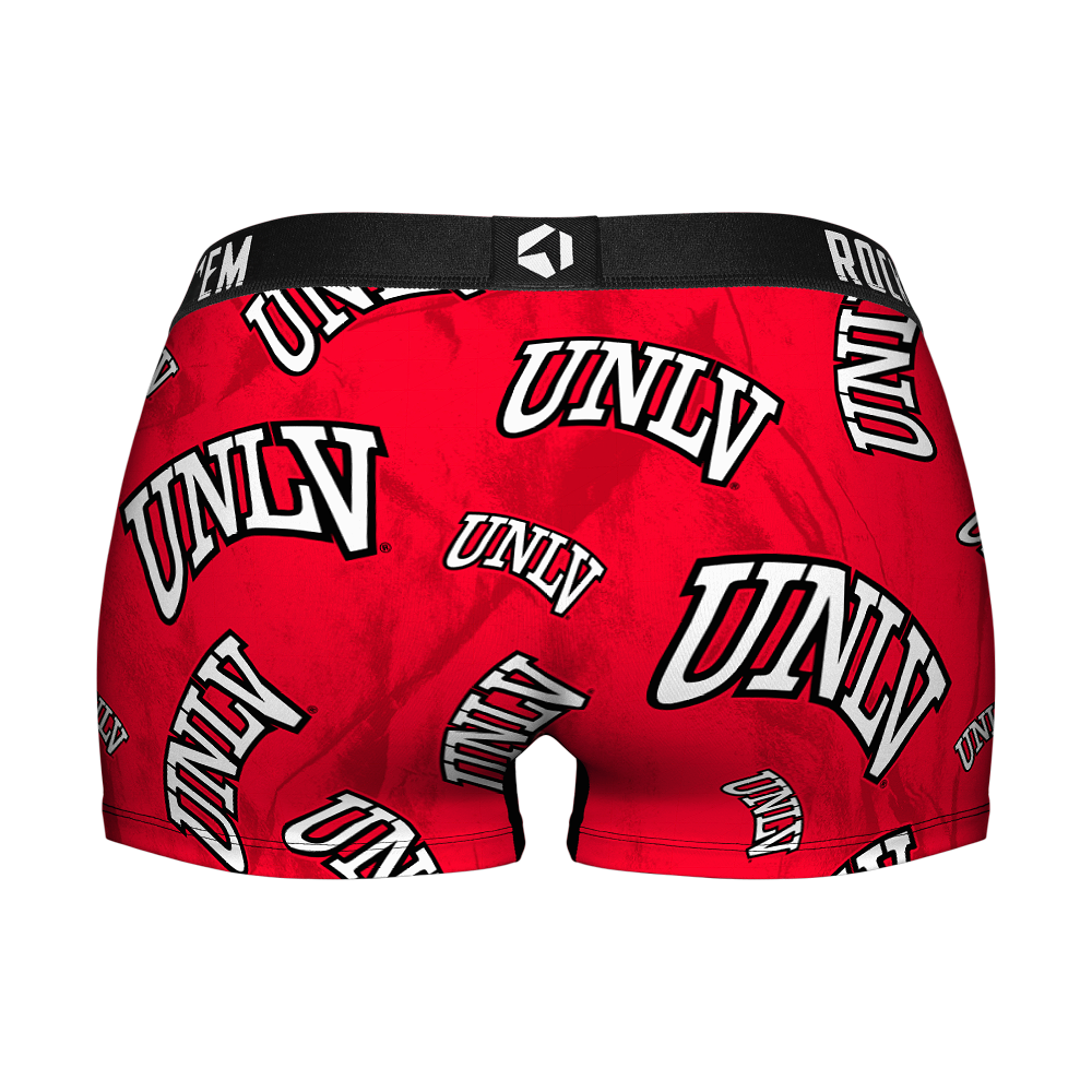 Women's Boy Shorts - UNLV Rebels - Logo All-Over
