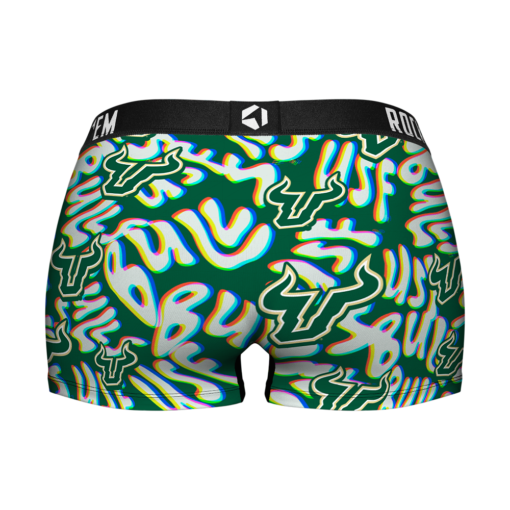 Women's Boy Shorts - USF Bulls - Twisted Wordmark