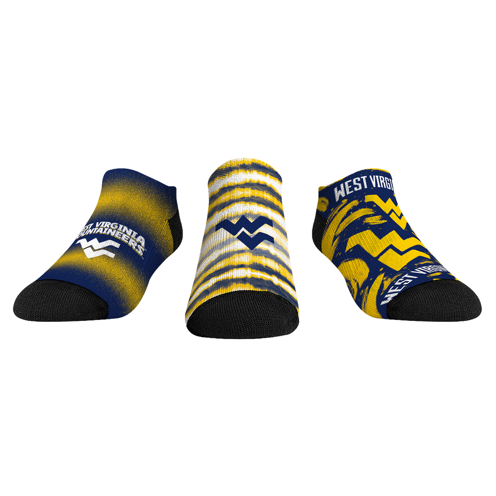 West Virginia Mountaineers - Low Cut - Make Some Noise (3-Pack)