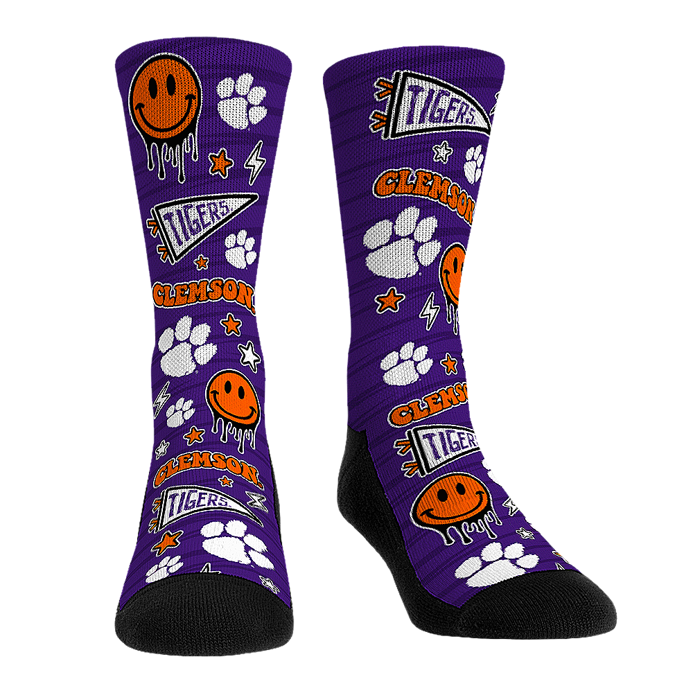 Clemson Tigers - Smiley Stickers