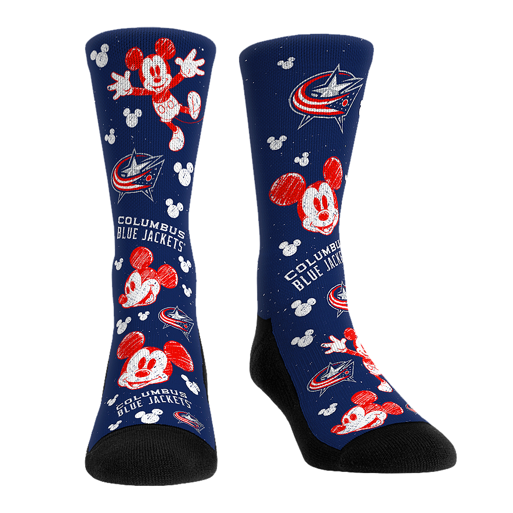 Columbus Blue Jackets - Disney - Mickey Sketch