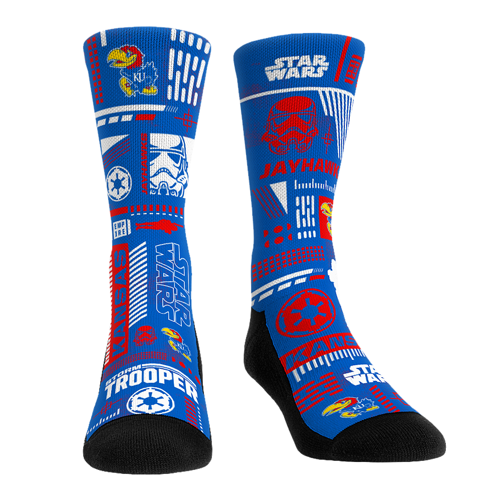 Kansas Jayhawks - Star Wars - Stormtrooper Pattern
