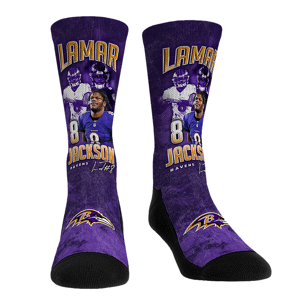 Lamar Jackson - Baltimore Ravens - Retro Photo