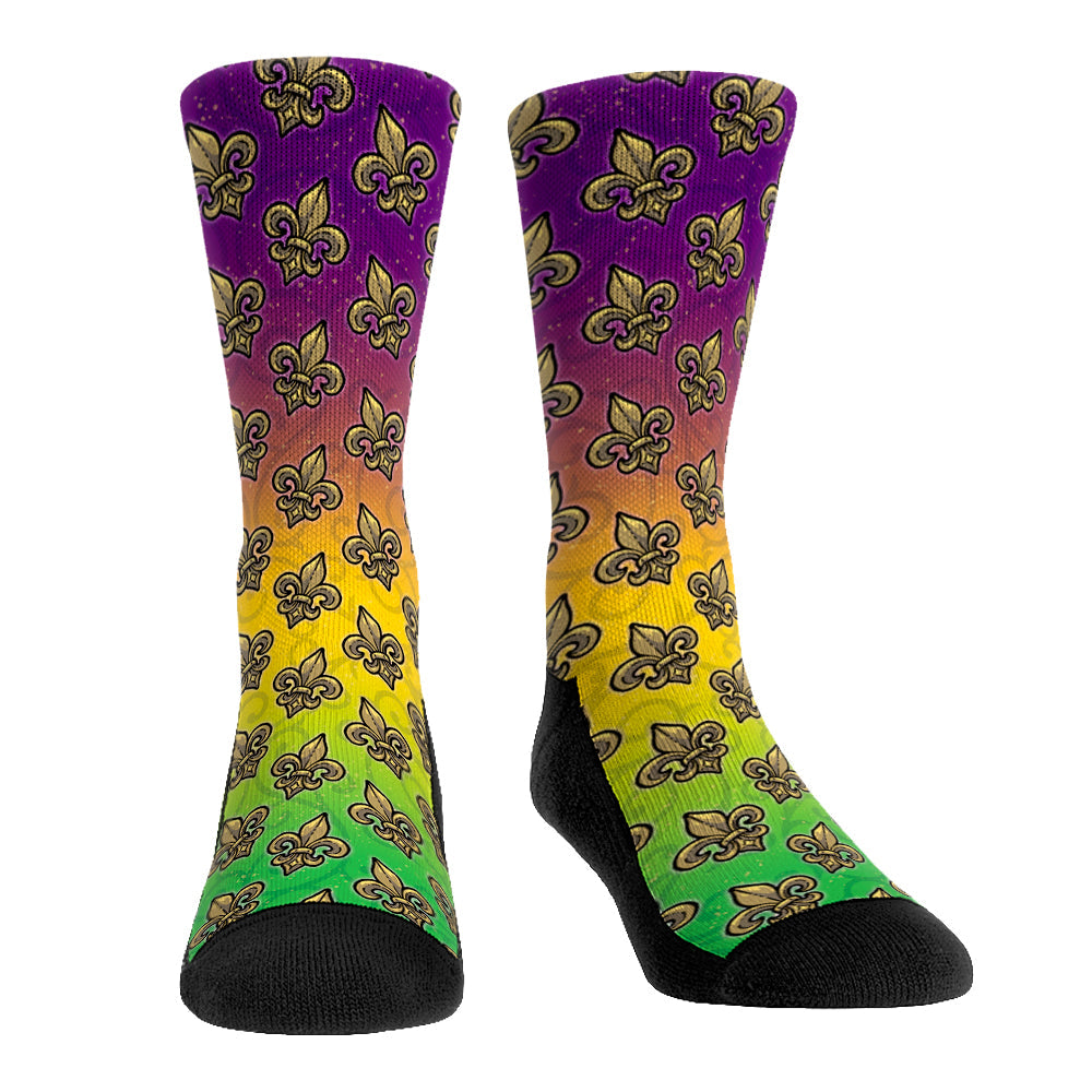Mardi Gras - Fleur-de-lis Fade
