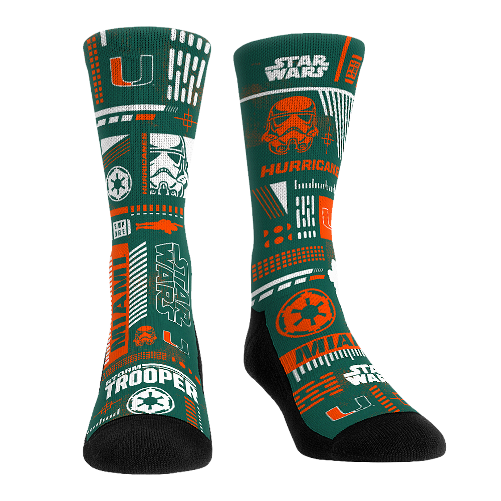 Miami Hurricanes - Star Wars - Stormtrooper Pattern