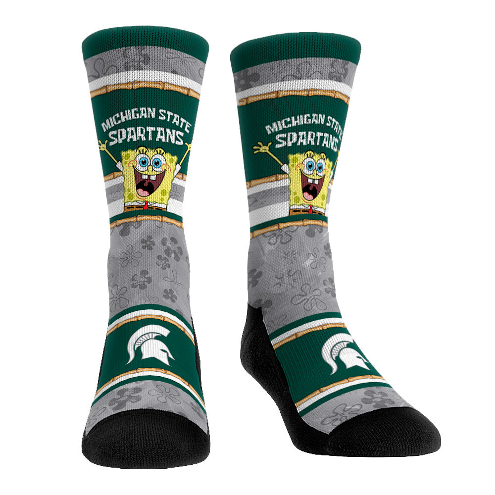 Michigan State Spartans - SpongeBob SquarePants Tiki Stripe
