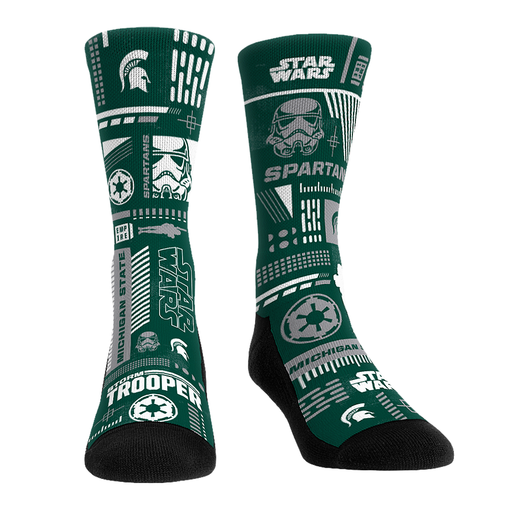 Michigan State Spartans - Star Wars - Stormtrooper Pattern