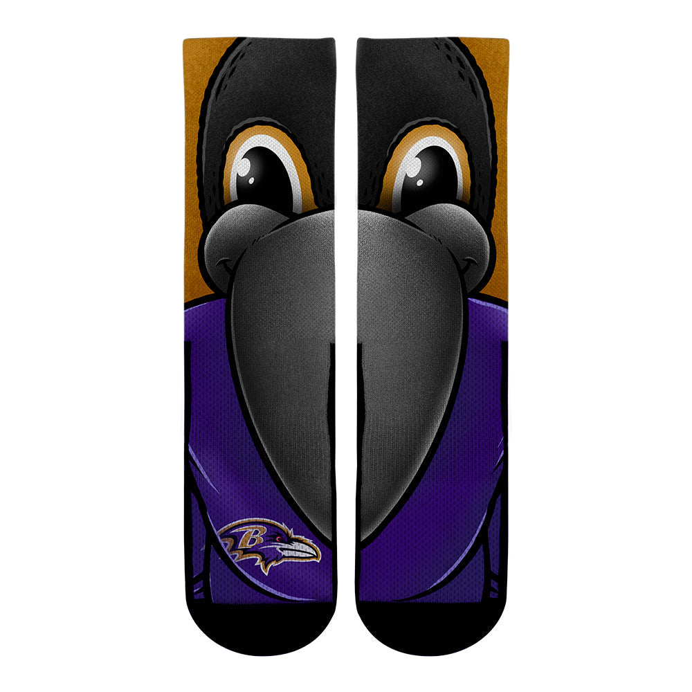 Baltimore Ravens - Split Face Mascot