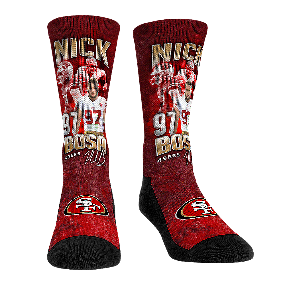 Nick Bosa - San Francisco 49ers - Retro Photo
