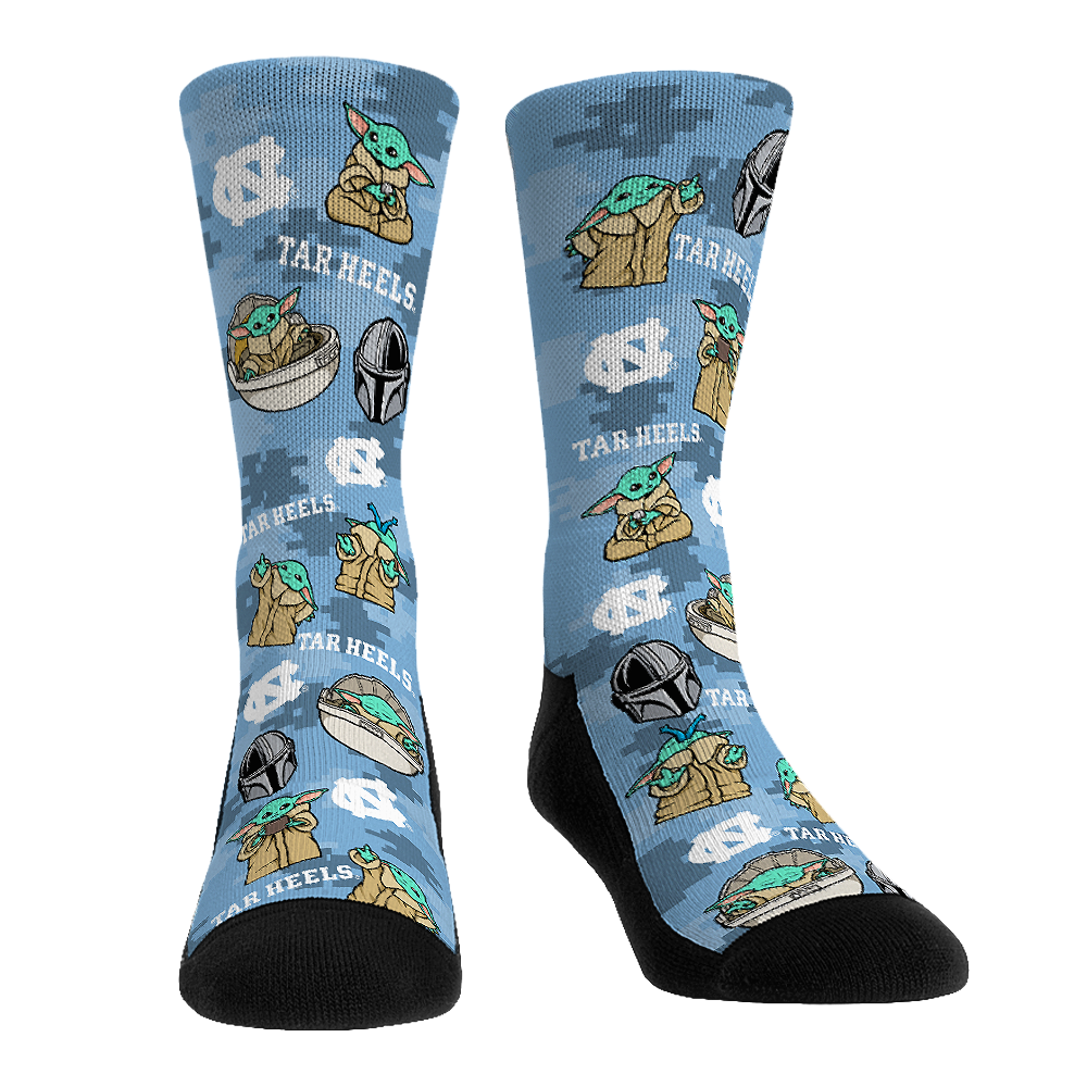 North Carolina Tar Heels - Star Wars - Grogu All-Over