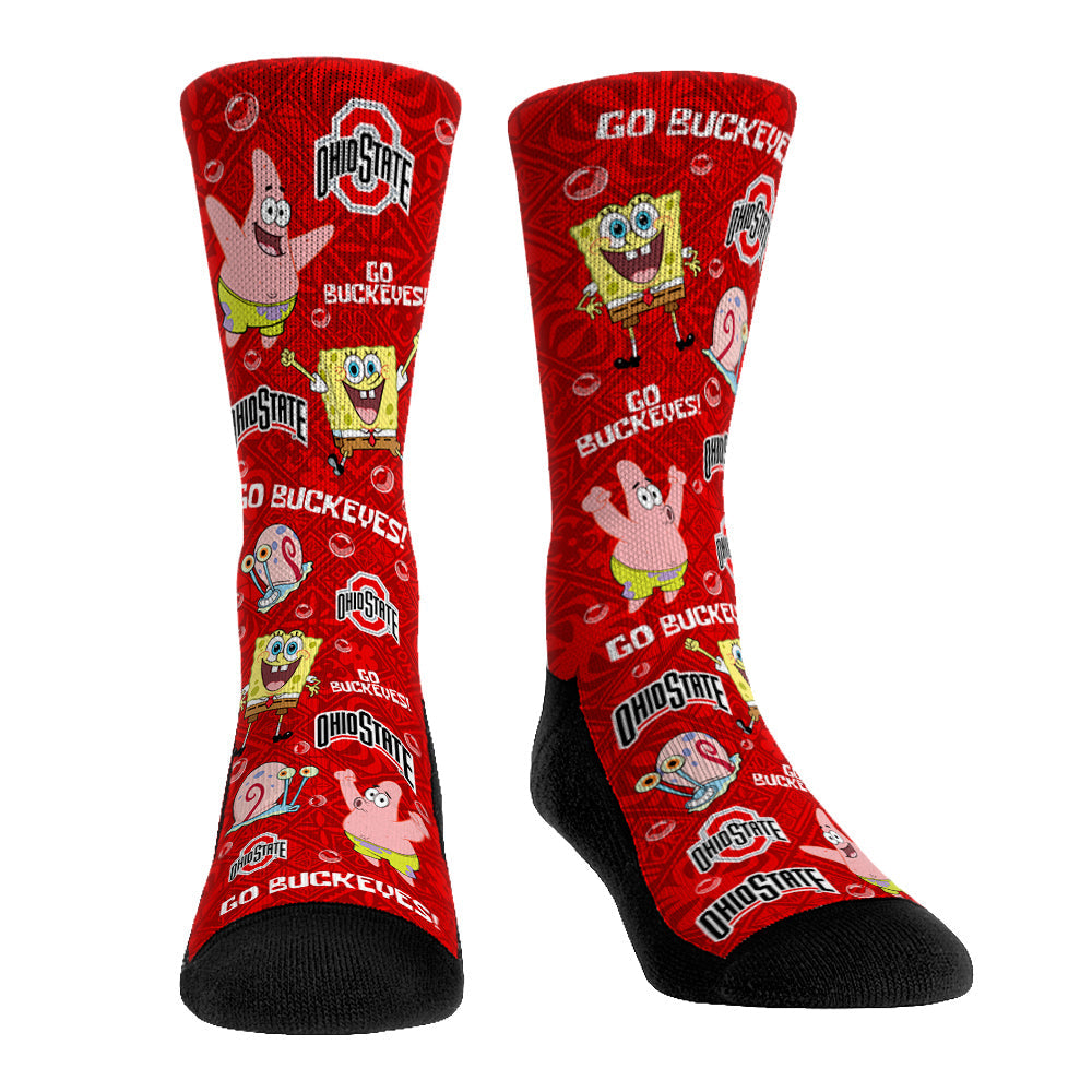 Ohio State Buckeyes - SpongeBob SquarePants Characters All-Over