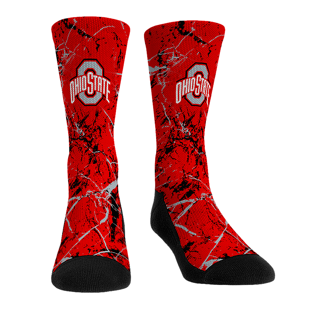 Ohio State Buckeyes - Cracked Marble