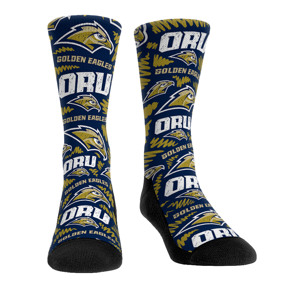 Oral Roberts Golden Eagles - Logo Sketch