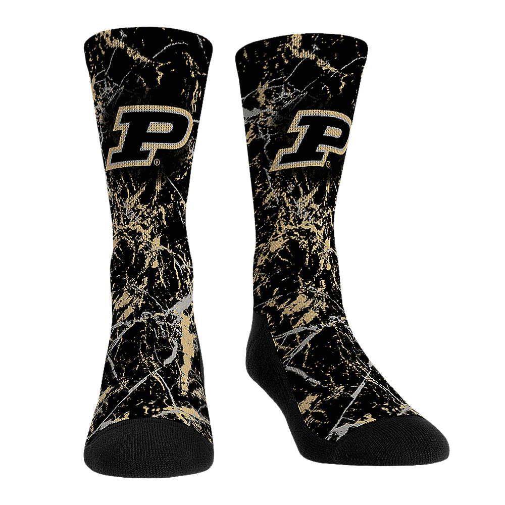 Purdue Boilermakers - Cracked Marble