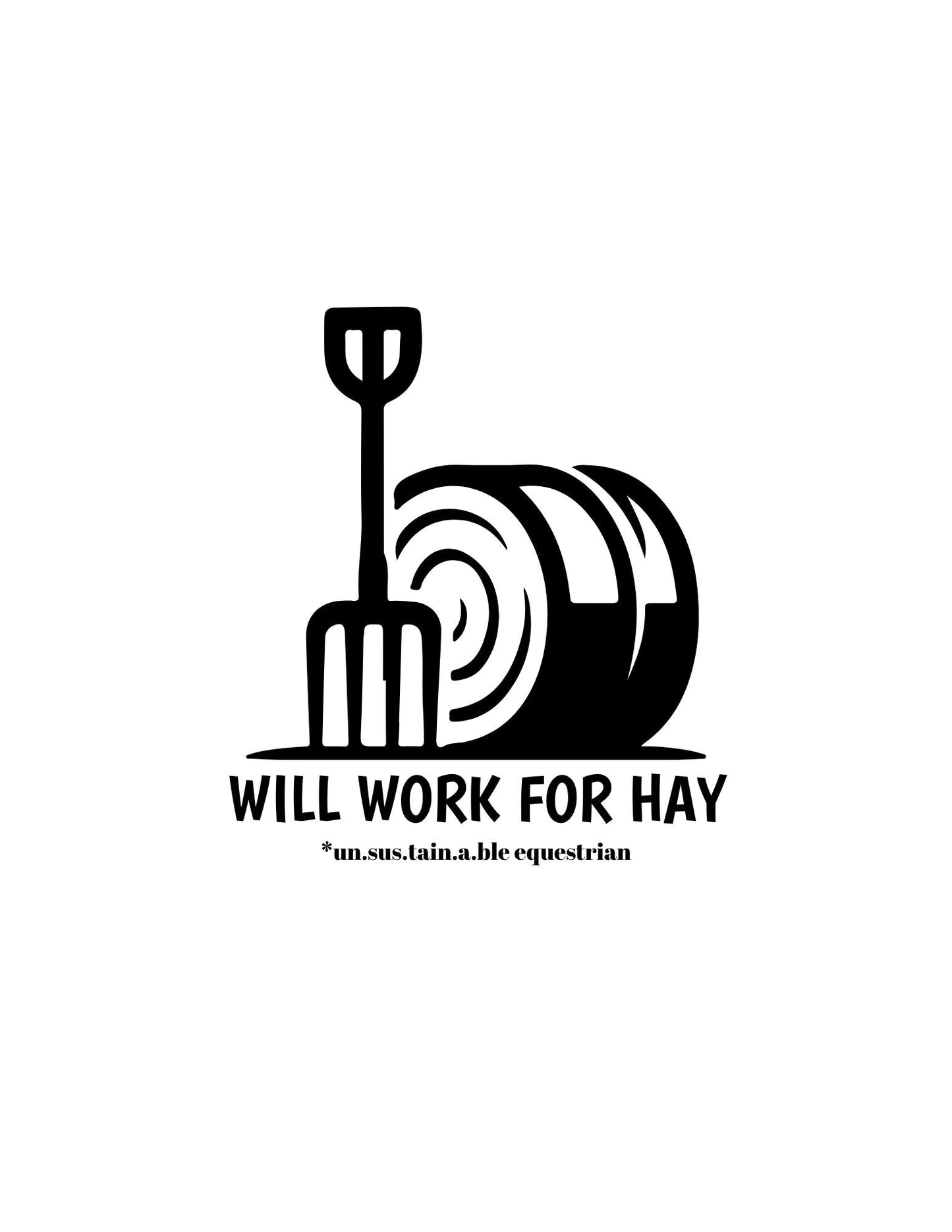Die Cut Stickers - 3x3 - Work For Hay