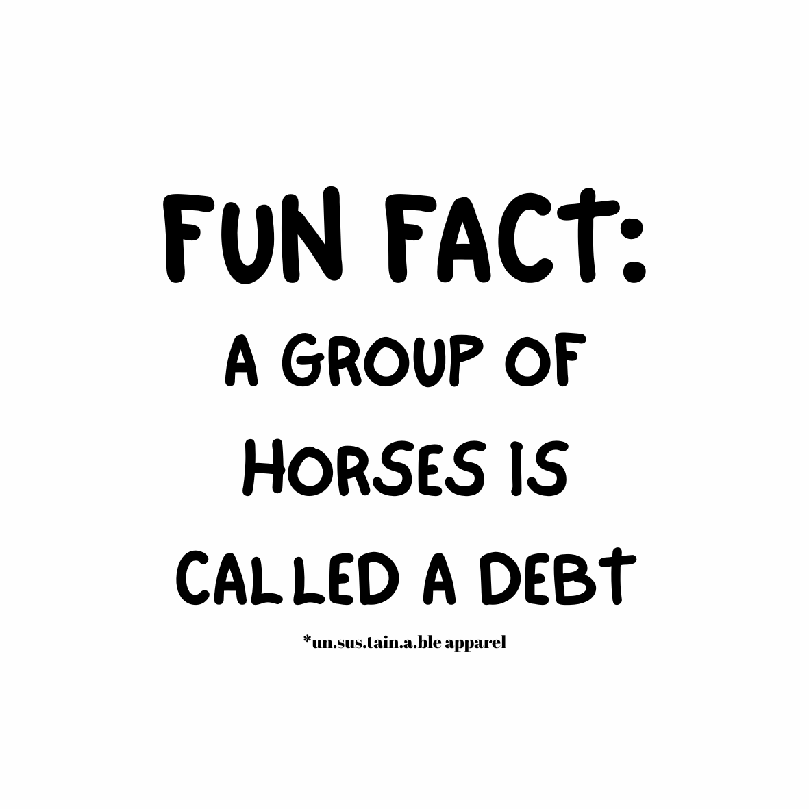 Die Cut Vinyl Stickers - 3x3 - Fun Fact