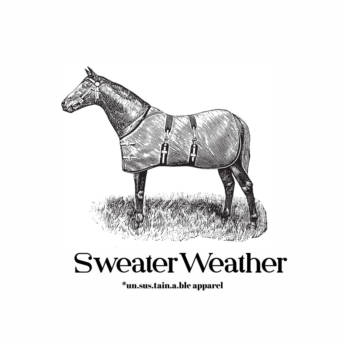 Die Cut Vinyl Stickers - 3x3 - Sweater Weather