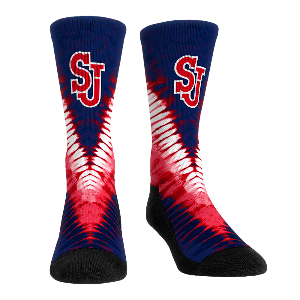 St. John's Red Storm - V Shape Tie Dye