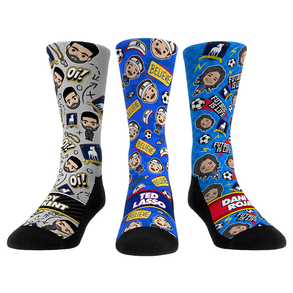 Ted Lasso - Chibi All-Over - 3-Pack