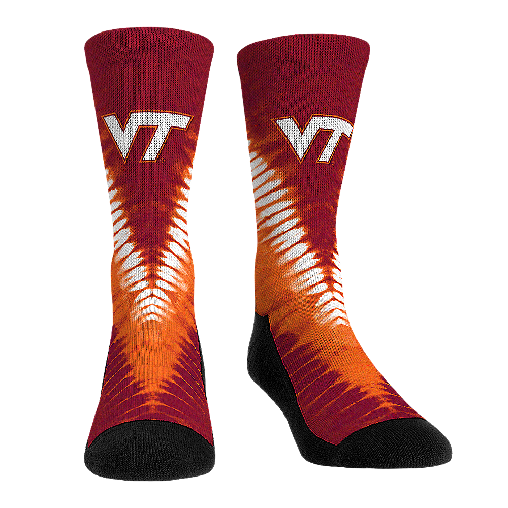 Virginia Tech Hokies - V Shape Tie Dye