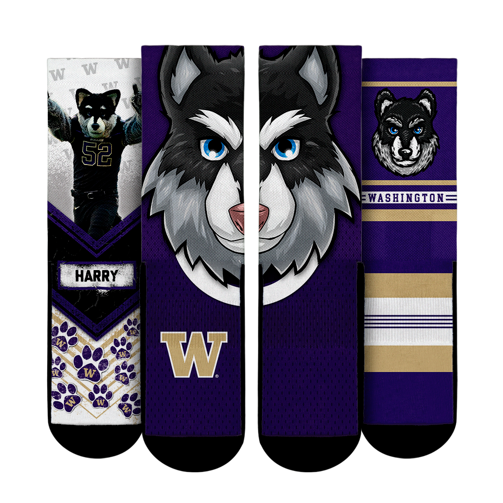Washington Huskies - Mascot 3-Pack