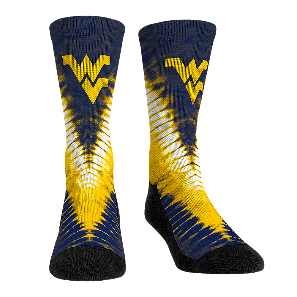 West Virginia Mountaineers - V Shape Tie Dye
