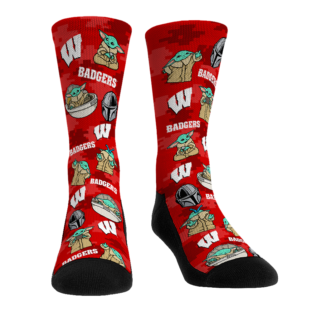Wisconsin Badgers - Star Wars - Grogu All-Over
