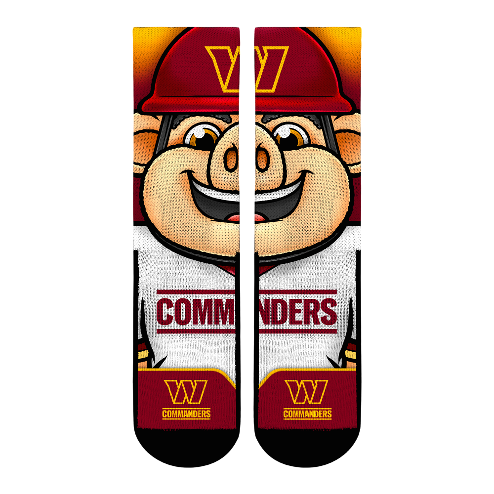 Washington Commanders - Split Face Mascot