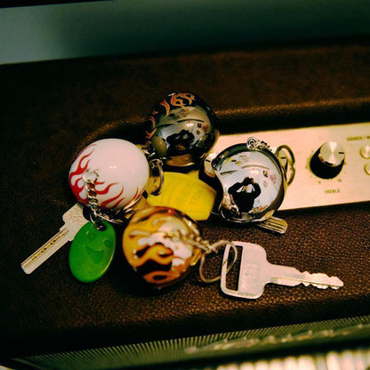 Motorcycle Helmet Keychain