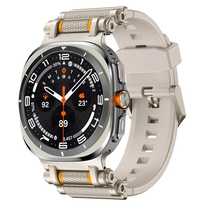 Rotation Axis Silicone Band For Galaxy Watch 7 Ultra/8 Ultra