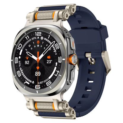 Rotation Axis Silicone Band For Galaxy Watch 7 Ultra/8 Ultra