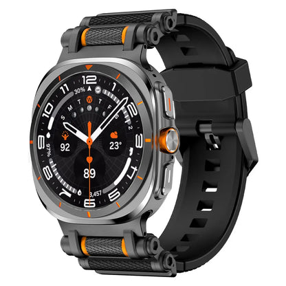 Rotation Axis Silicone Band For Galaxy Watch 7 Ultra/8 Ultra