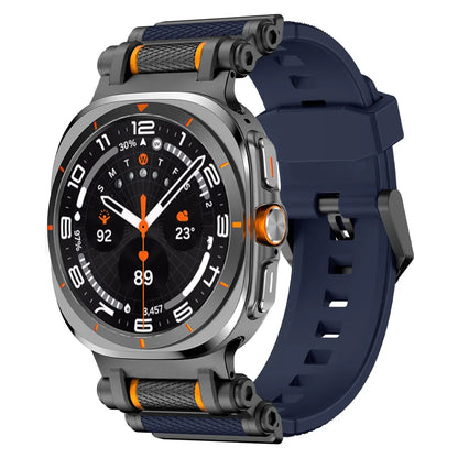 Rotation Axis Silicone Band For Galaxy Watch 7 Ultra/8 Ultra