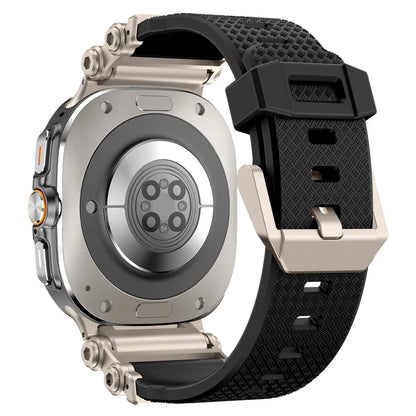 Rotation Axis Silicone Band For Galaxy Watch 7 Ultra/8 Ultra
