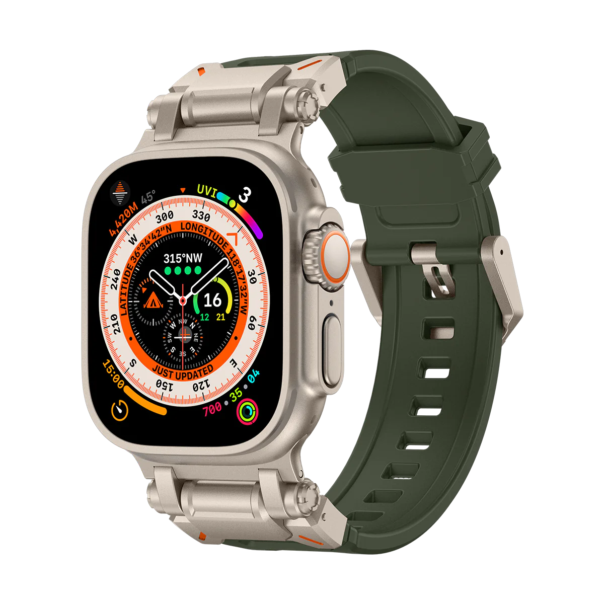 Explorer Silicone Band For Apple Watch