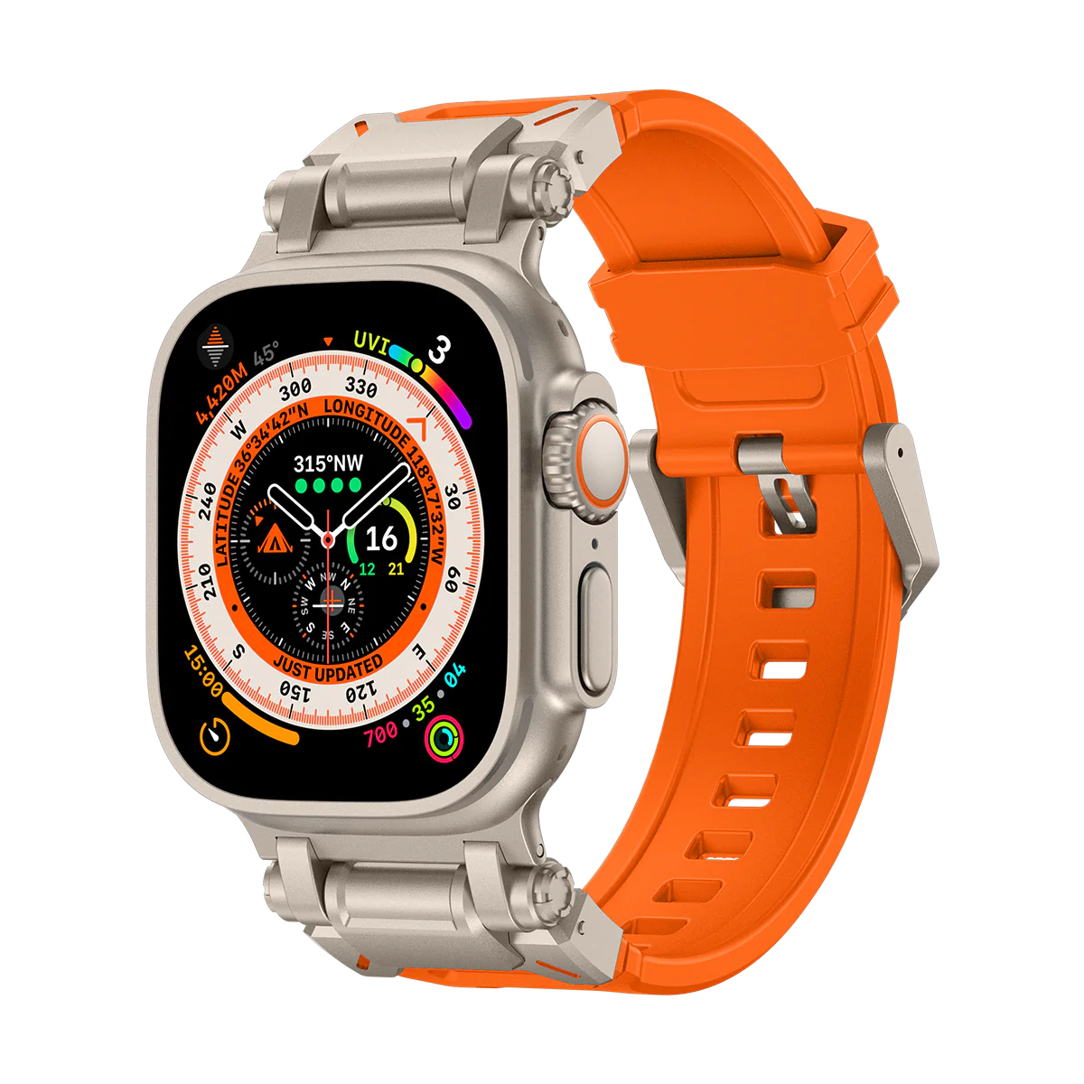 Explorer Silicone Band For Apple Watch