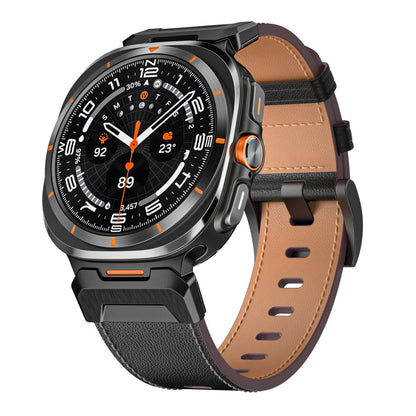 Tactical Leather Band For Galaxy Watch 7 Ultra/8 Ultra