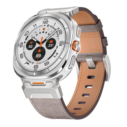 Tactical Leather Band For Galaxy Watch 7 Ultra/8 Ultra