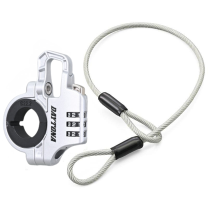 DAYTONA™ Motorcycle Handlebar Password Lock/Helmet Lock